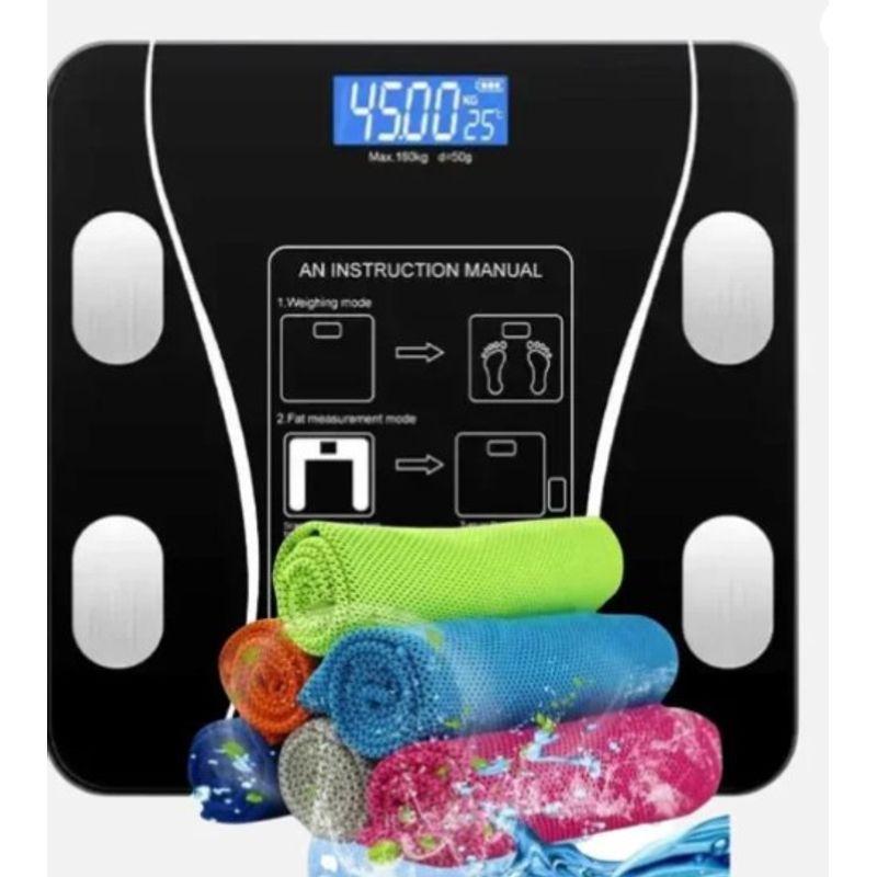 SMA - Balanza Bluetooth  + 2 Toalla de Enfriamiento fria