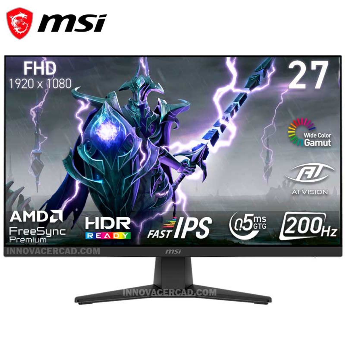 MSI - Monitor MSI gaming MAG 272F 27 Full HD IPS 200Hz 05Ms FreeSync