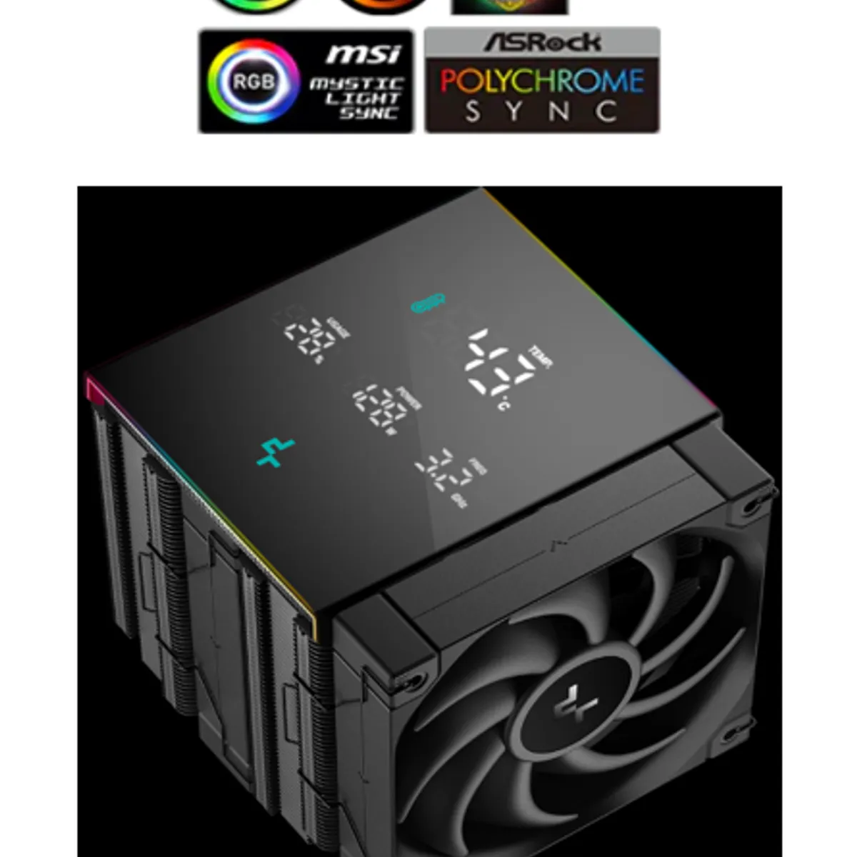 DEEPCOOL - Disipador Por Aire AK620 DIGITAL PRO 2 x 12 cm. 260 W DEEPCOOL