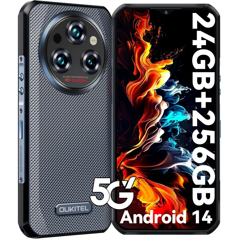 DOOGEE - OUKITEL WP35 Celular 5G 24GB+256GB 11000mAh Doble SIM Smartphone