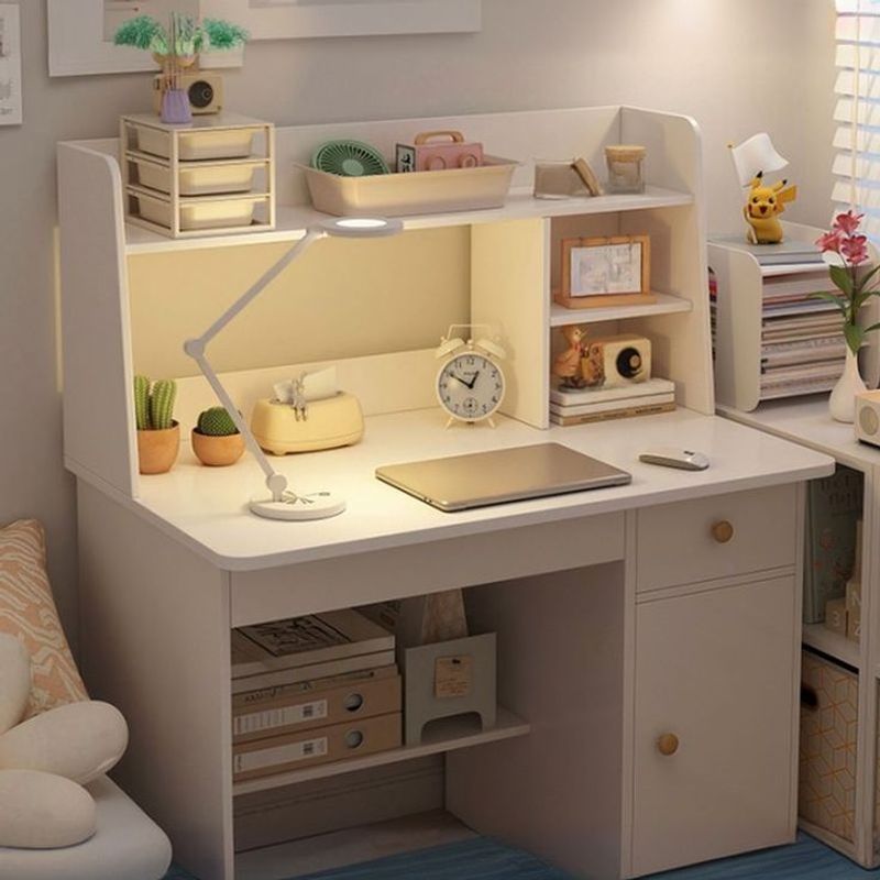 STARHOME - Escritorio Moderno con Biblioteca Prime Blanco