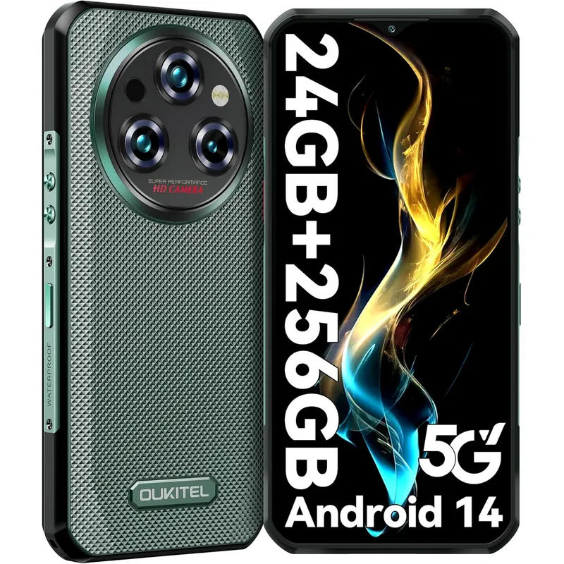 DOOGEE - OUKITEL WP35 Celular 5G 24GB+256GB 11000mAh Doble SIM Smartphone