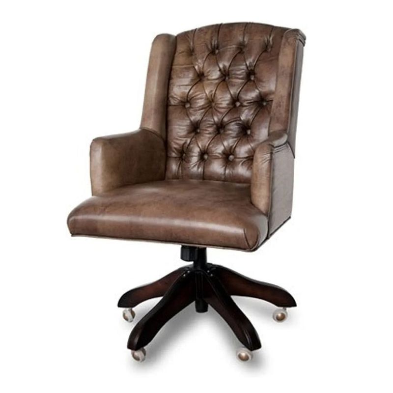 MOBILIARI - DM SILLA GIRATORIA QUO DE ESCRITORIO MARRON