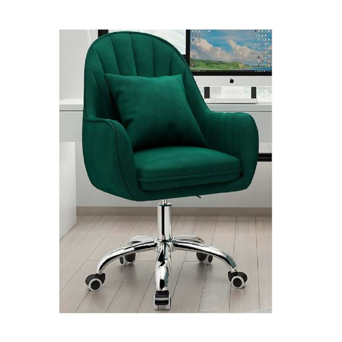 MOBILIARI - DM SILLA GIRATORIA QUIRA  DE ESCRITORIO VERDE