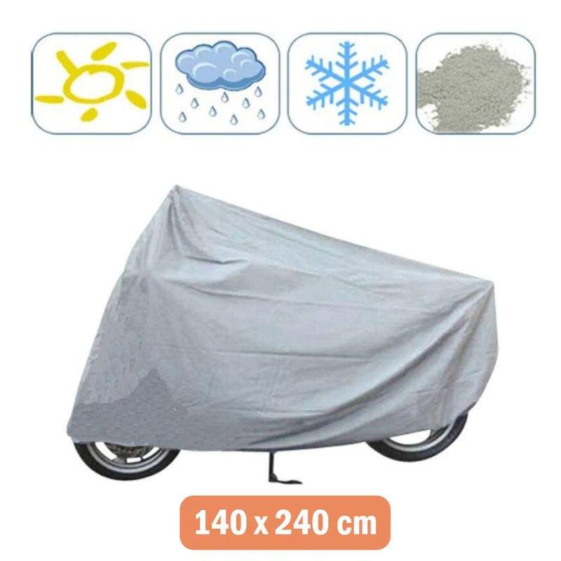 GENERICO - Forro Cobertor Funda De Moto Impermeable Protector