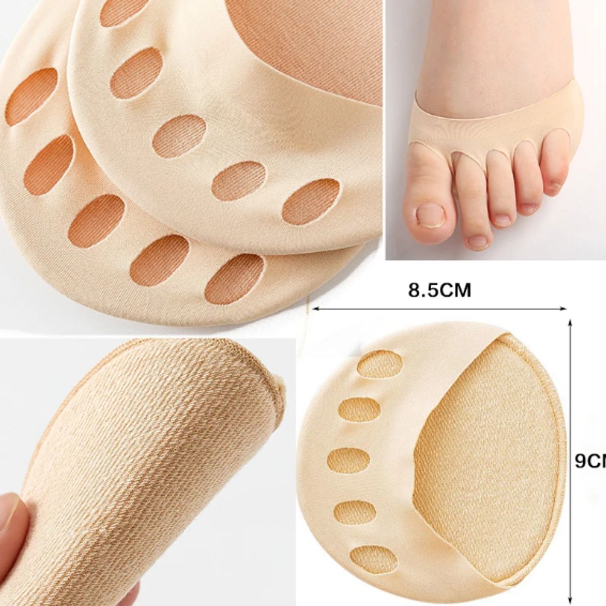 GENERICO - 2 PACK DE PLANTILLAS PARA TACOS/ ALMOHADILLAS PARA PIES