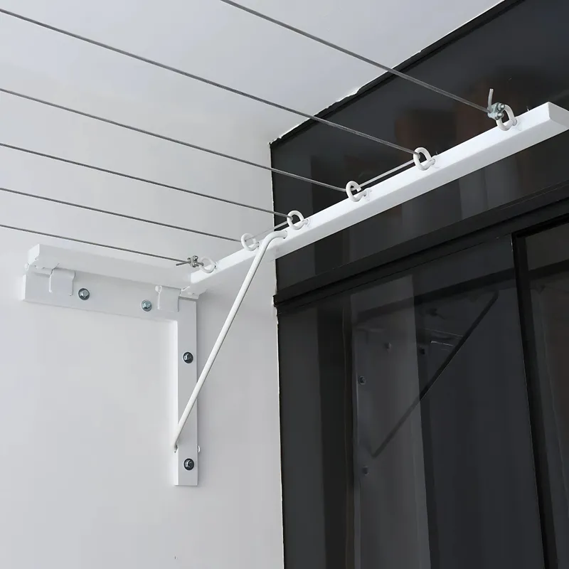 GENERICO - Tendedero de Pared Reforzado IMAHI 6Líneas 3m blanco