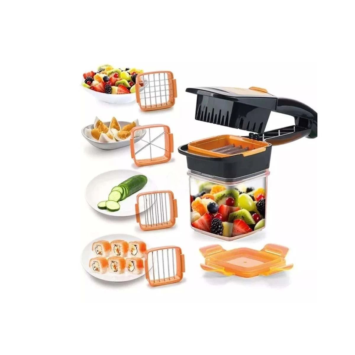 GENERICO - Picador de Alimento con Contenedor Y+Regalo Agendita