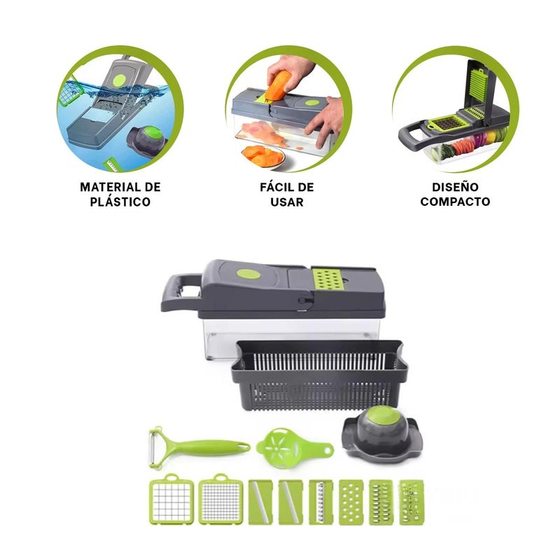 GENERICO - Pack6 Pelador Adecuado para Ensaladas en Familia