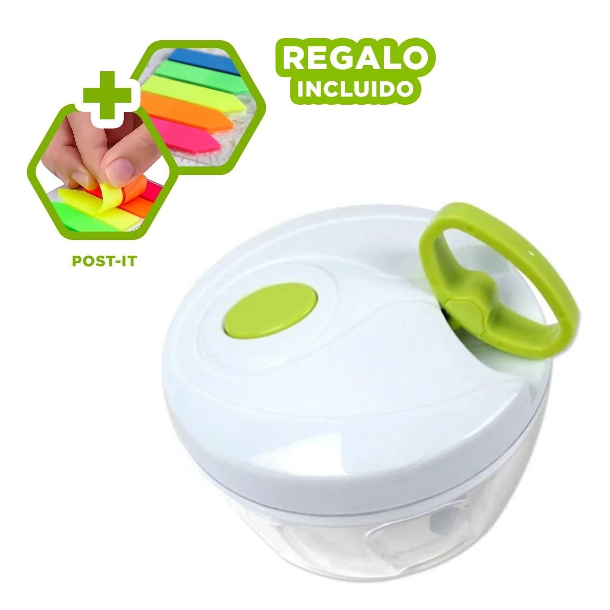 GENERICO - Procesador Seguro para Alimentos Blanca Y+Post-it Adhesivos