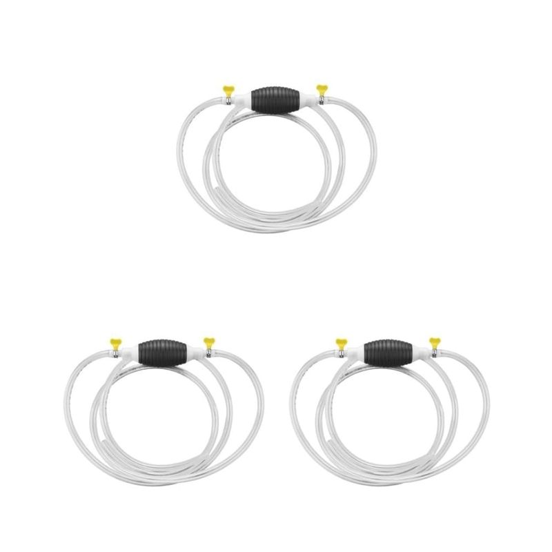 GENERICO - 3 pack BOMBA MANUAL PARA TRASBASE DE LIQUIDOS agua o gasolina