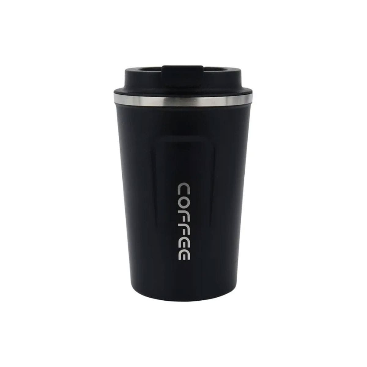 GENERICO - Pack2 Vaso Termico de 510ml en Negro Y+Banderitas Adhesivas