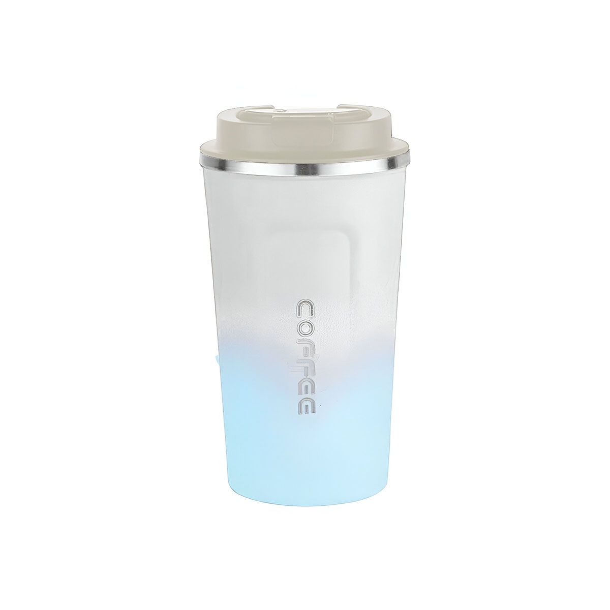 GENERICO - Pack2 Vaso Termico y Resistente Celeste Y+Papel de Regalo