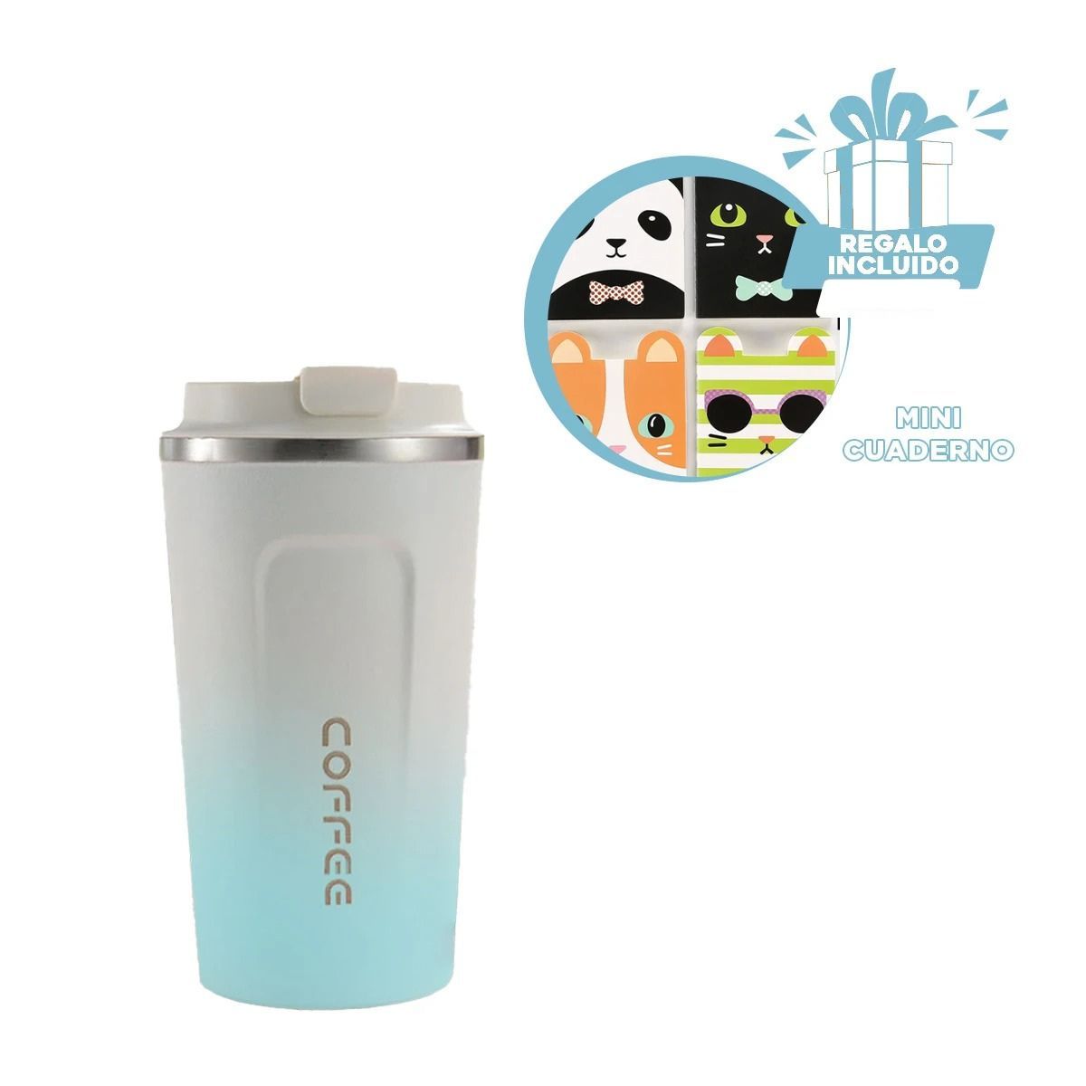 GENERICO - Pack6 Envase Eficiente Pantalla LED Celest Y+Regalo Agendita