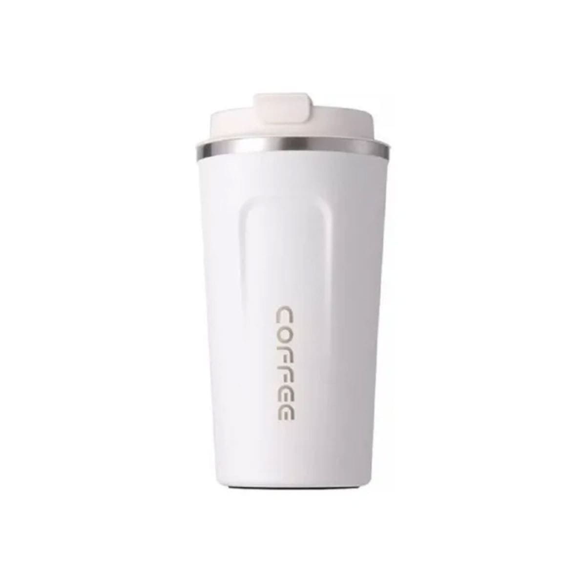 GENERICO - Pack2 Vaso Termico de 510ml en Blanco Y+Banderitas Adhesivas