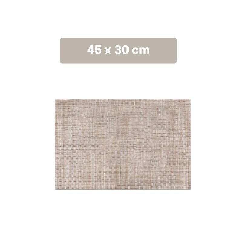 GENERICO - Pack2 Individuales de Platos Mostaza Y+Banderitas Adhesivas