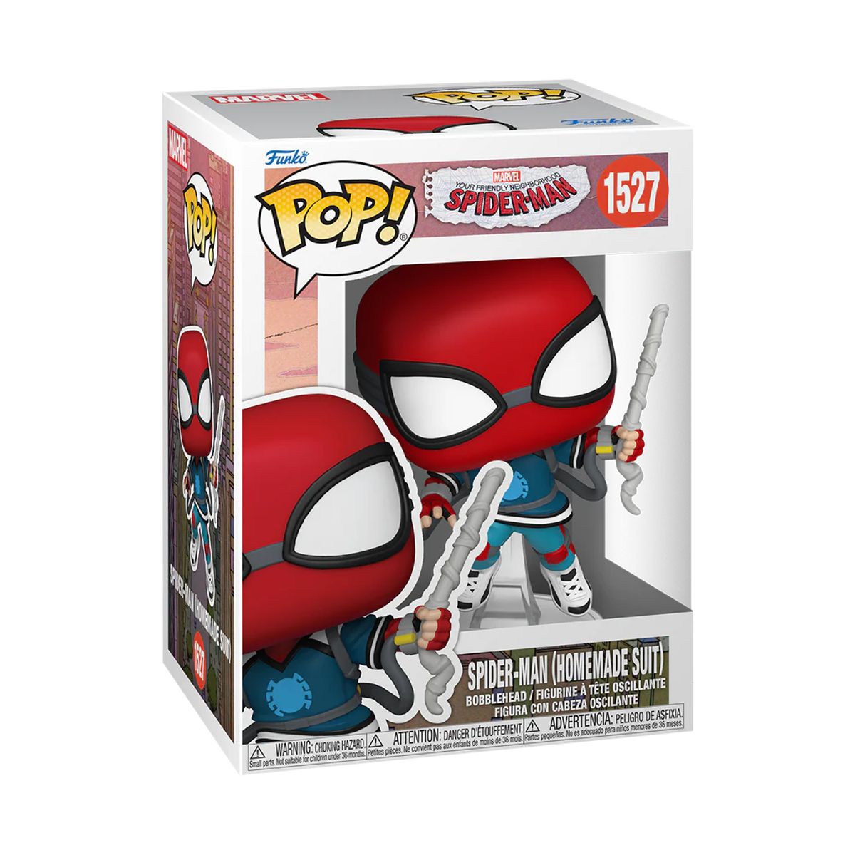 FUNKO - Funko Pop Marvel Your Friendly Neighborhood - Spider-Man Homemade Suit 1527