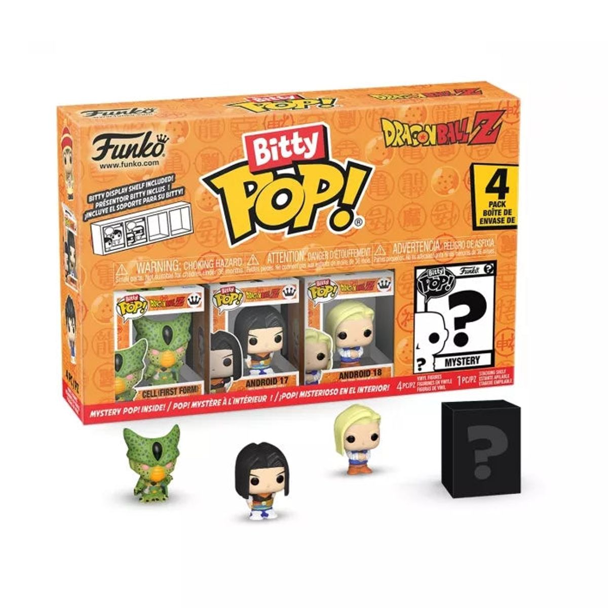 FUNKO - Funko BITTY Pop Anime- Dragon Ball Z - 4pack Cell Specialty Series