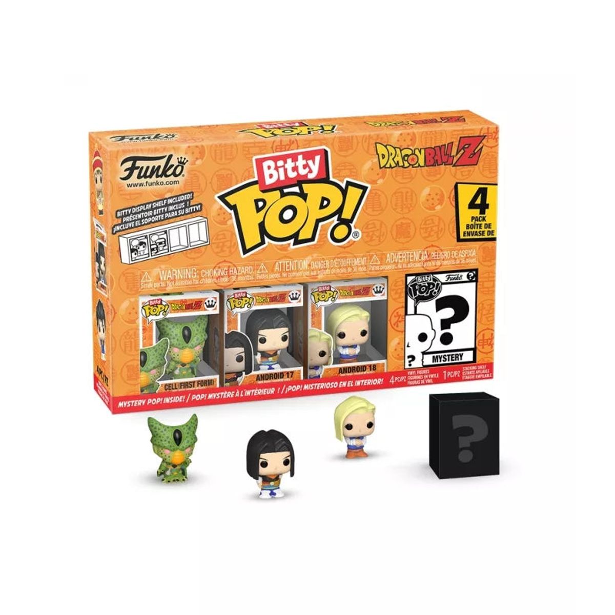 FUNKO - Funko BITTY Pop Anime- Dragon Ball Z - 4pack Cell Specialty Series
