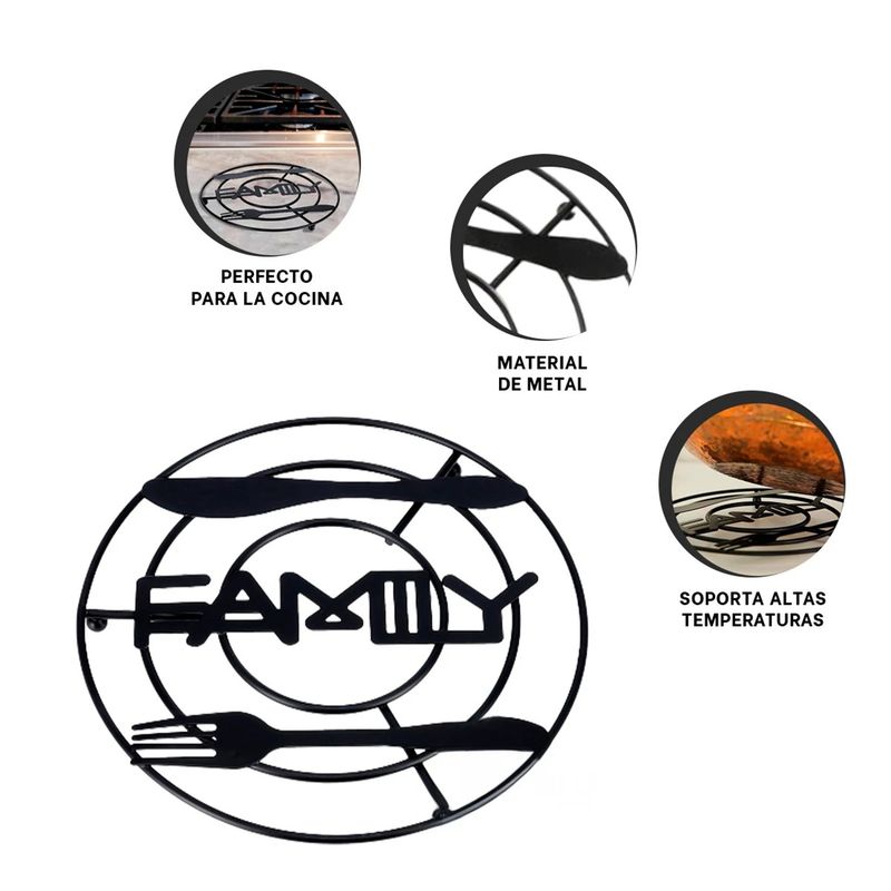 GENERICO - Pack4 Soporte Moderno para Cacerolas Y+Papel de Regalo
