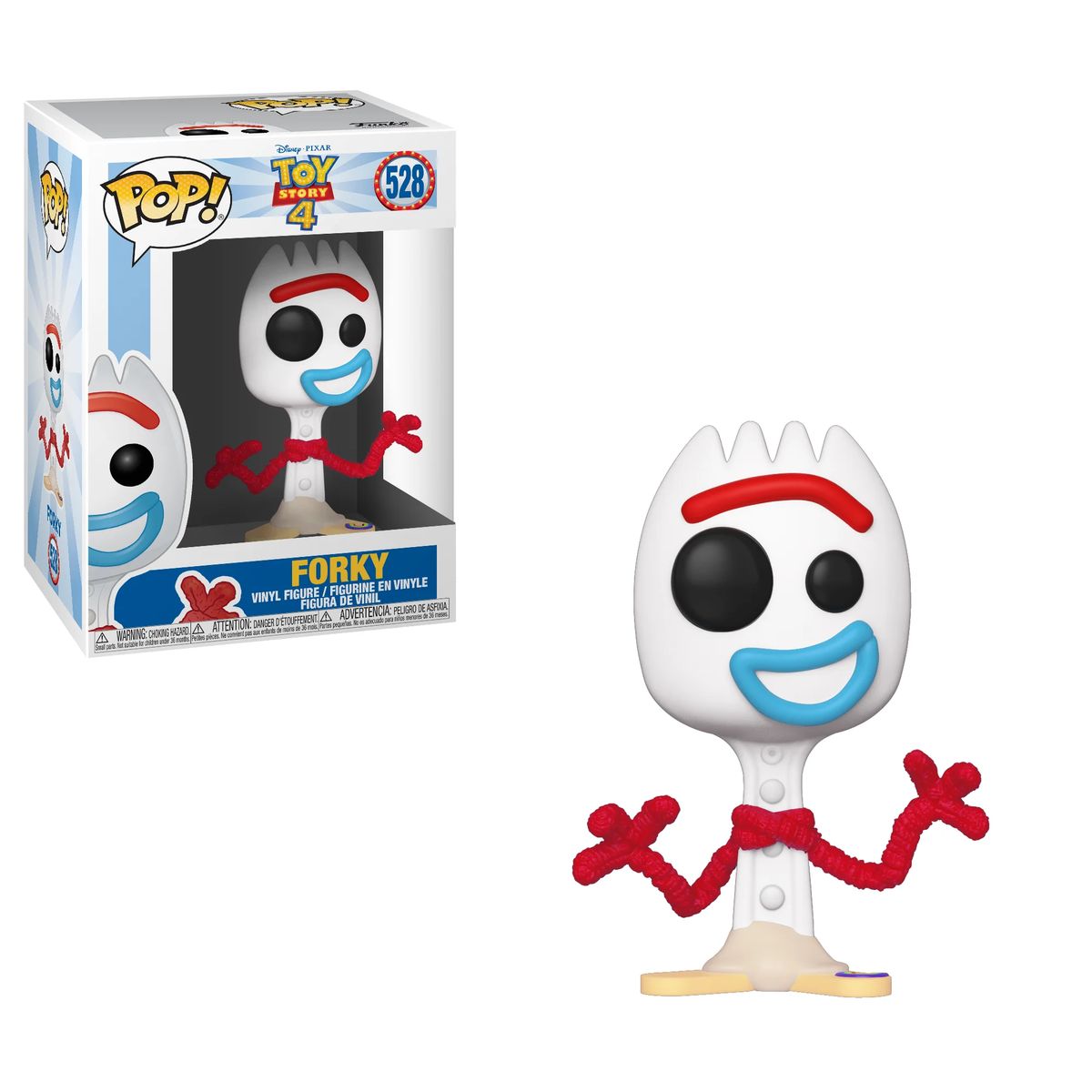 FUNKO - Funko Pop Disney-Pixar Toy Story 4 - Forky 528