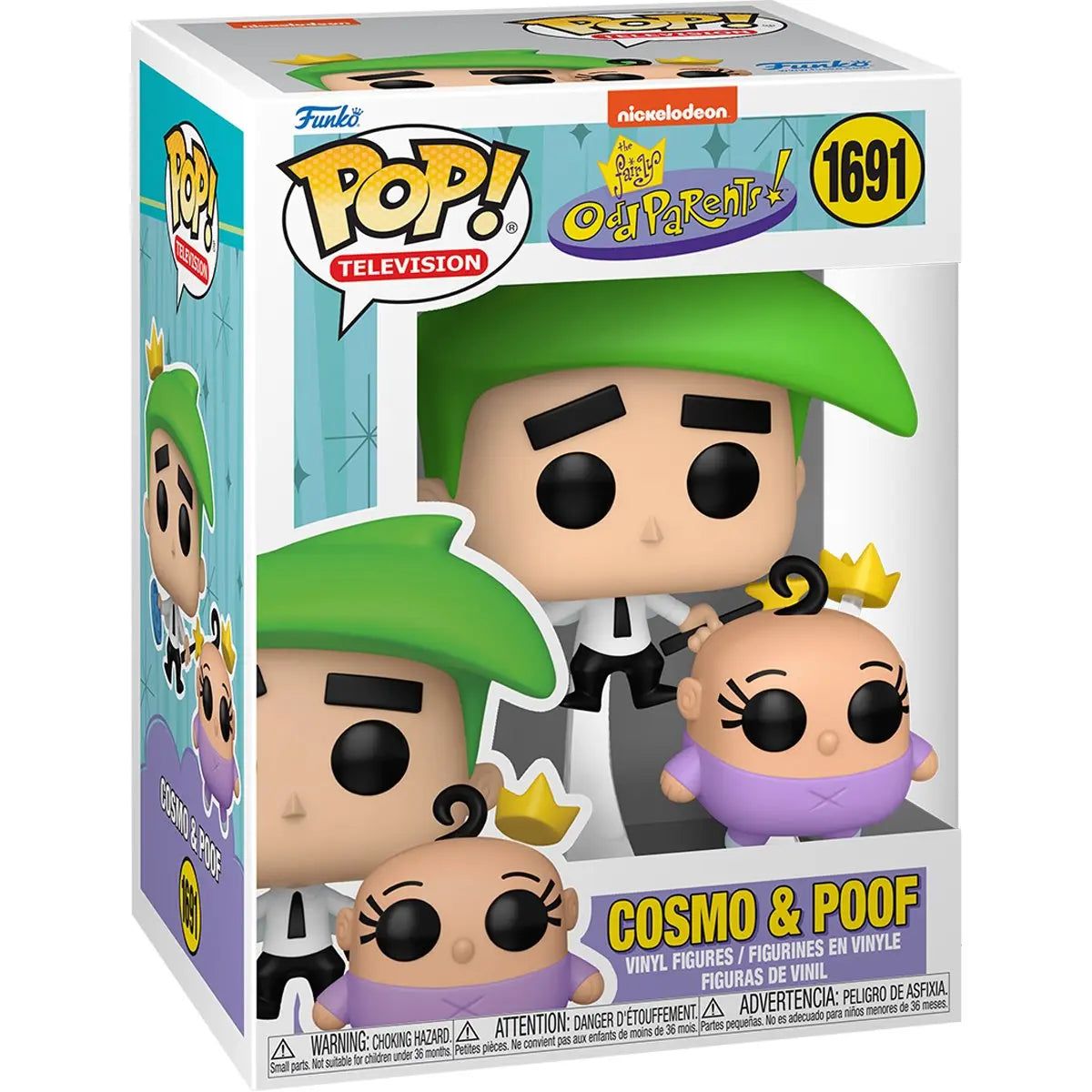 FUNKO - Funko Pop Animados Padrinos Mágicos - Cosmo & Poof 1691