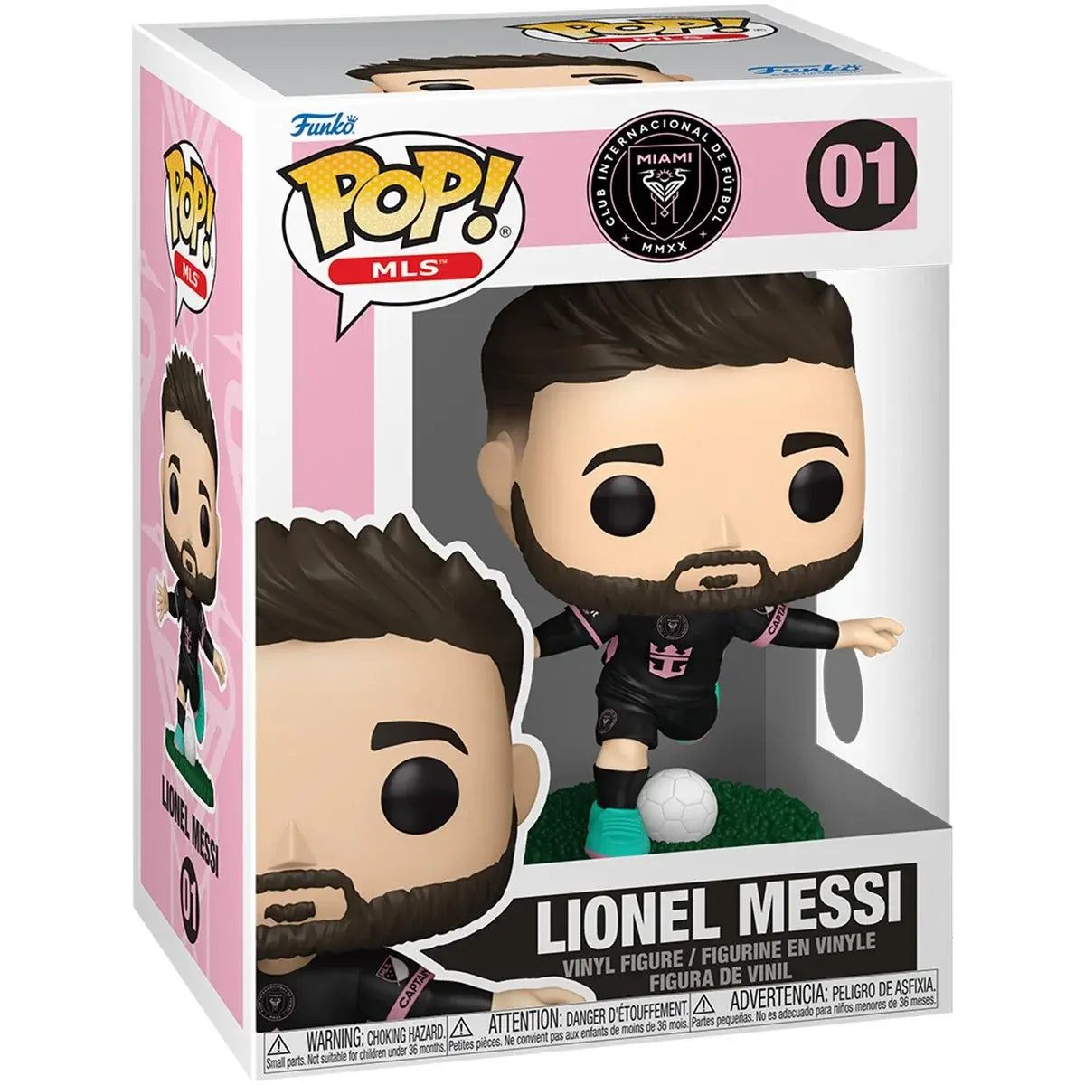 FUNKO - Funko Pop Futbol - MLS International Miami - Lionel Messi Away 01