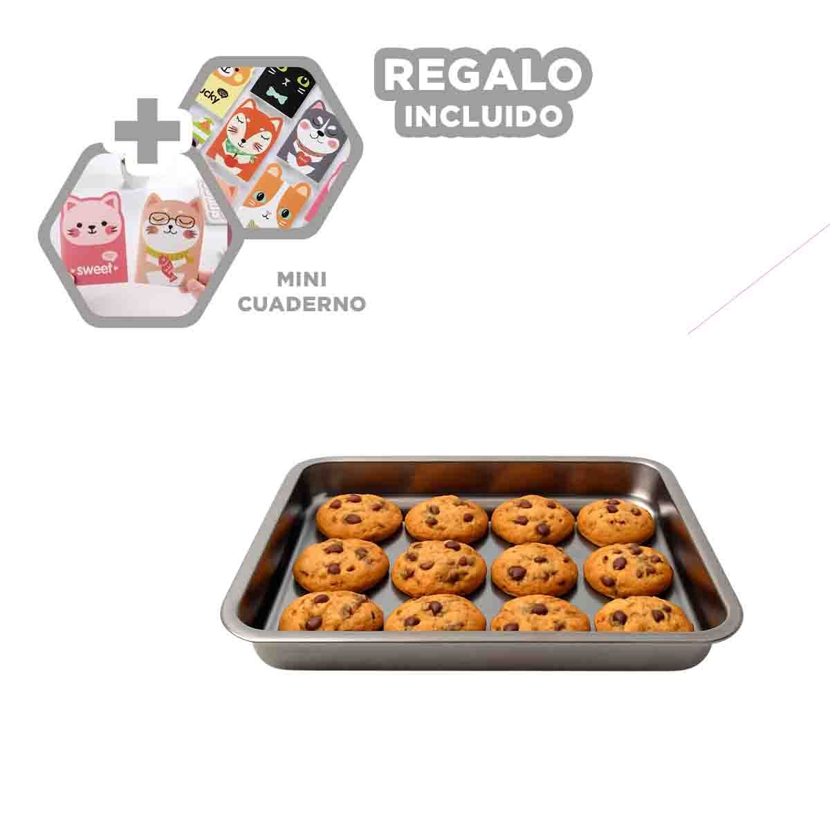GENERICO - Bandeja Util para Servir Snacks 32x22x2cm Y+Regalo Agendita