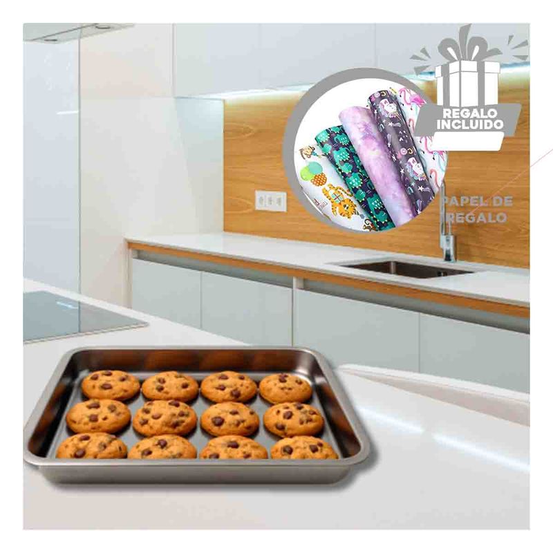 GENERICO - Azafate para Repartir Snacks 32x22x2cm Y+Post-it Adhesivos