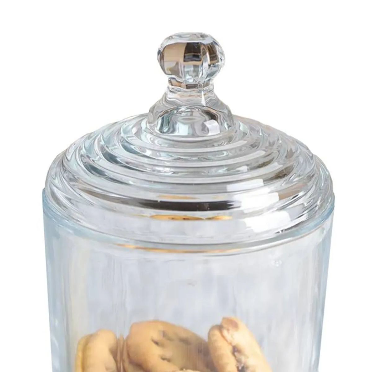 GENERICO - Bombonera de Vidrio Dulcera Recipiente Multiusos