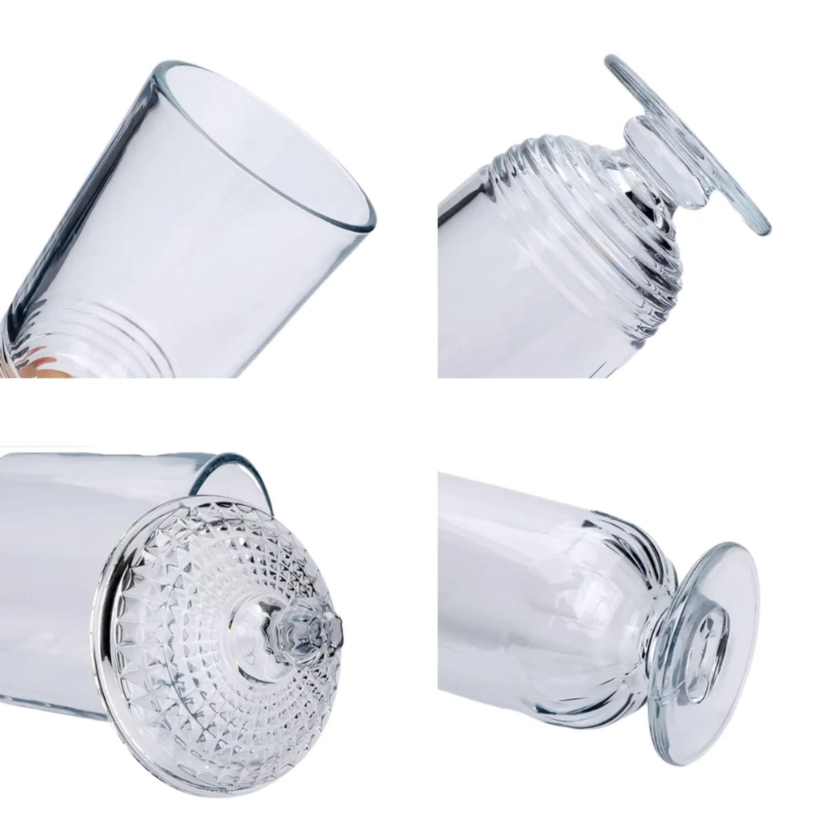 GENERICO - Bombonera de Vidrio Dulcera Recipiente Multiusos