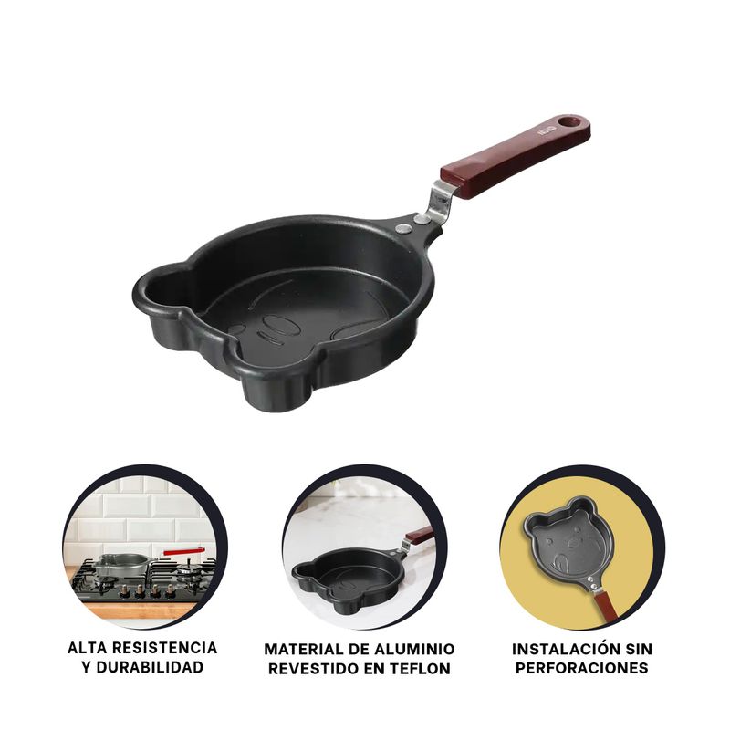 GENERICO - Pack2 Plancha Compacta de Oso con Lengua Y+Ligas de Regalo