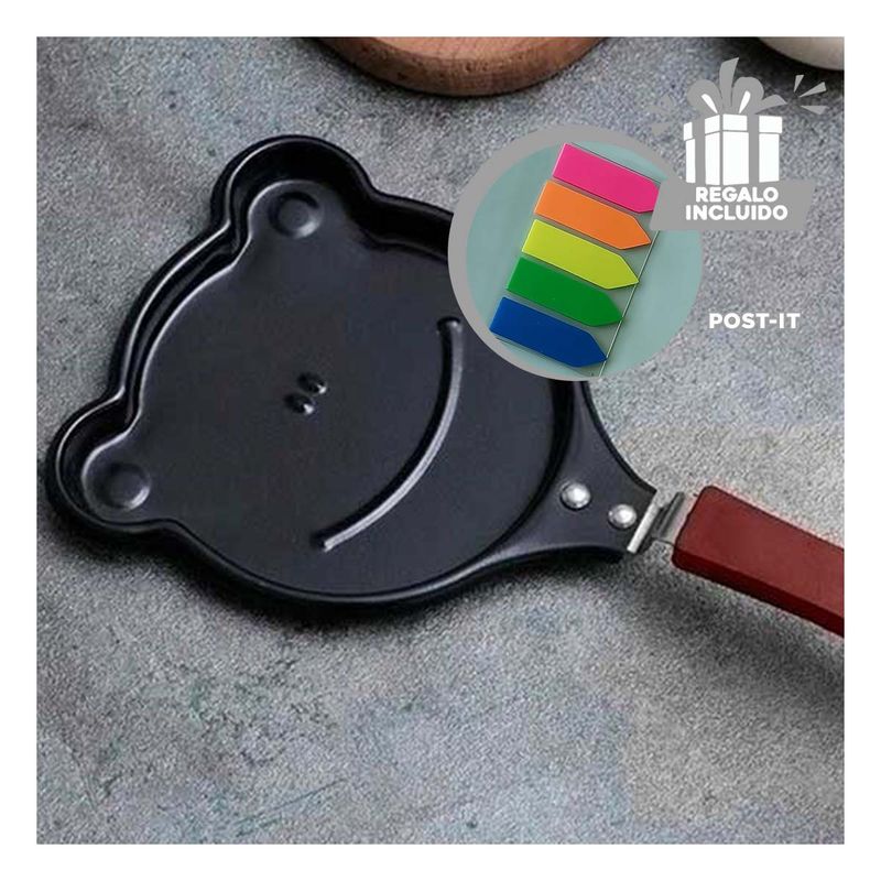 GENERICO - Pack4 Sarten con Forma de Rana Plomo Y+Banderitas Adhesivas