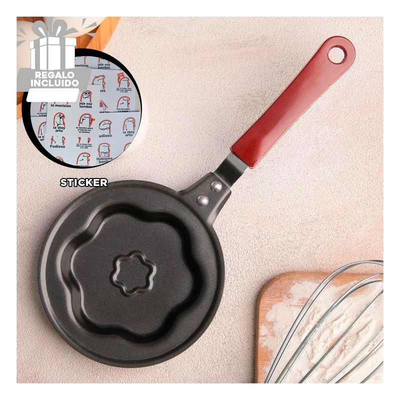 GENERICO - Pack6 Plancha Divertida Forma de Flor Y+Regalo Stickers