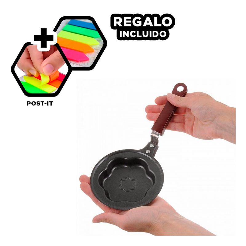 GENERICO - Pack12 Sarten con Forma de Flor Y+Banderitas Adhesivas