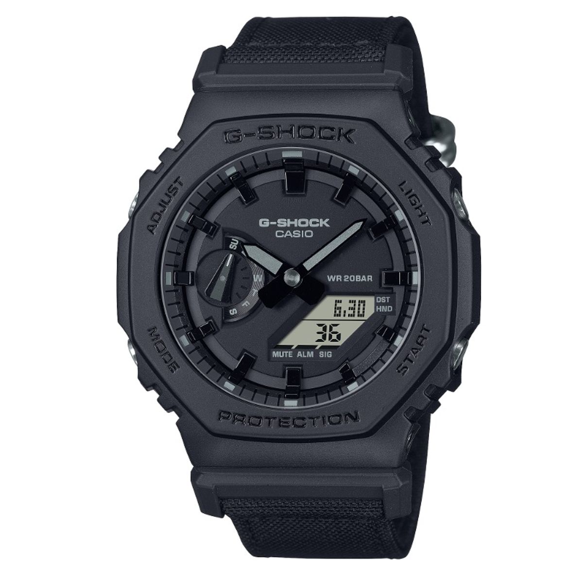 G-SHOCK - Reloj G-SHOCK Digital GA-2100BCE-1A Carbono Tela Hombre Negro