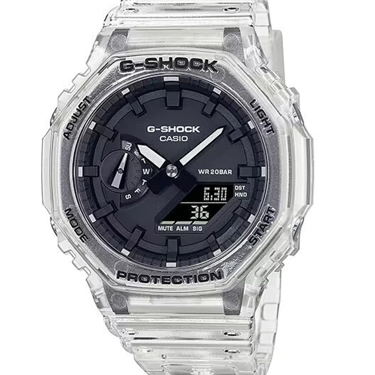 G-SHOCK - Reloj G-SHOCK Digital GA-2100SKE-7A Carbono Resina Hombre Negro
