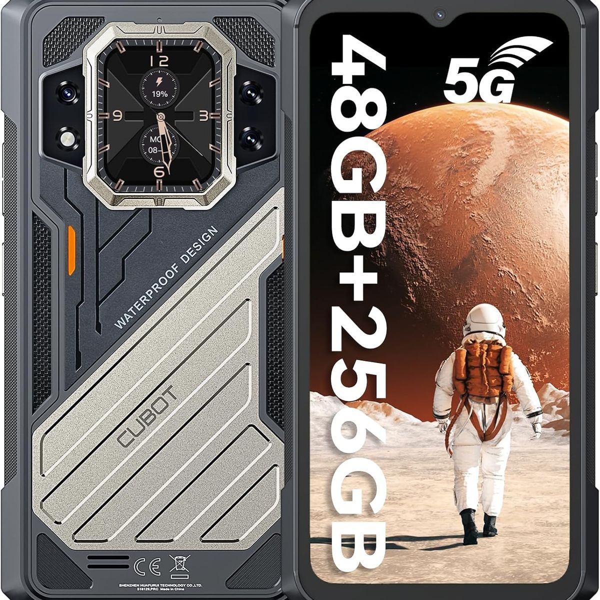 CUBOT - CUBOT KINGKONG X PRO 5G Celular 48GB+256GB 100MP 10200mAh  Android 14