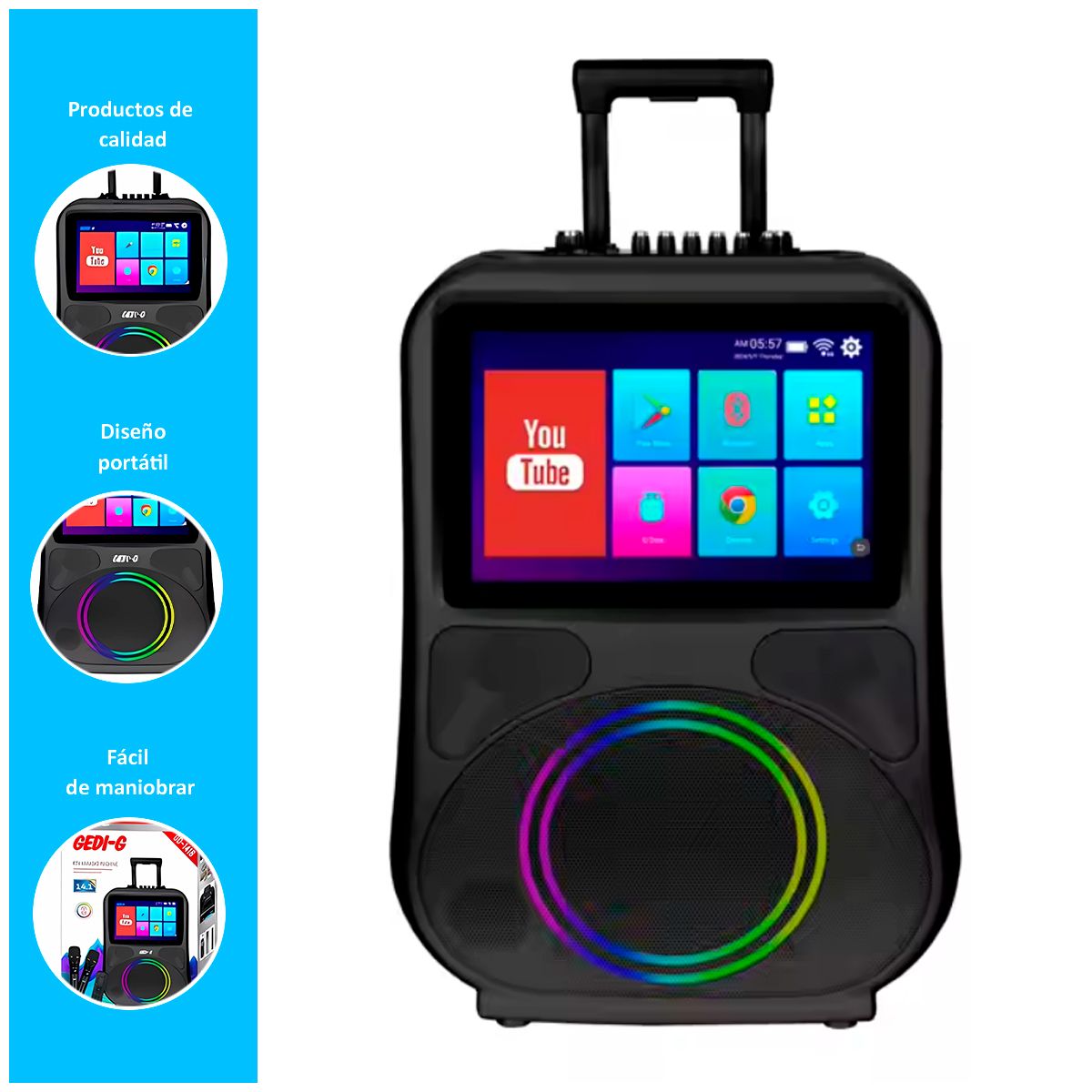 GENERICO - Pantalla táctil Altavoz BLUETOOTH