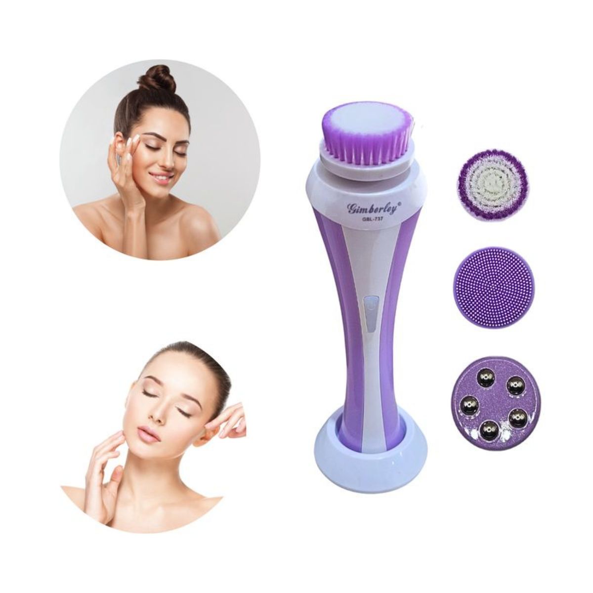 GENERICO - Cepillo Eléctrico Exfoliante Limpieza Profunda y Suave