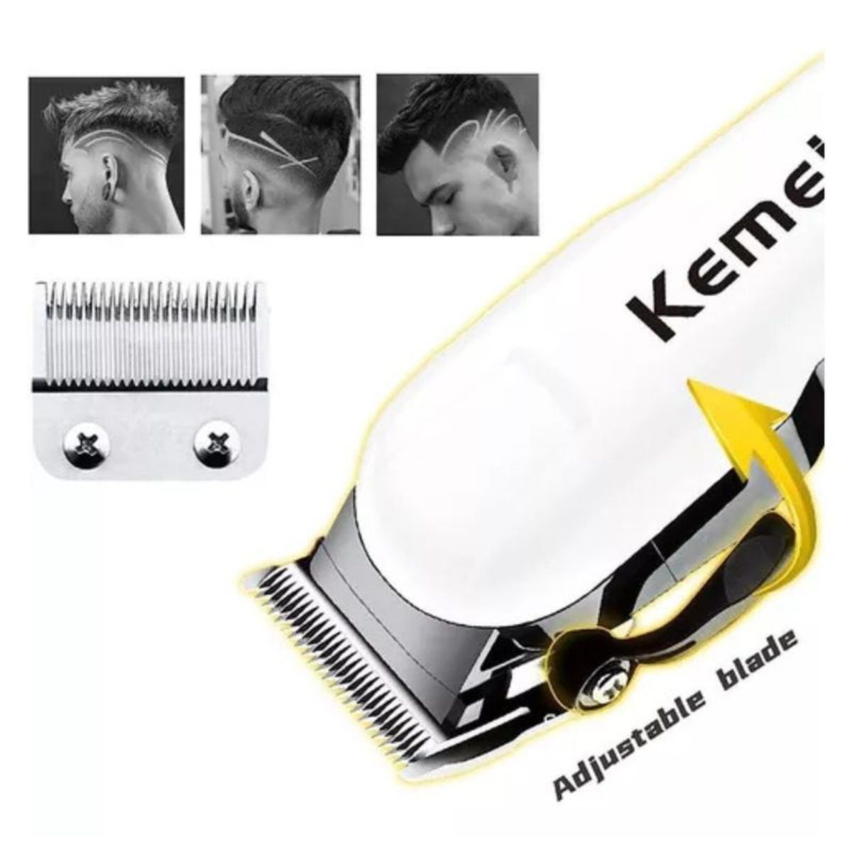 KEMEI - CORTADORA DE CABELLO KEMEI 8844