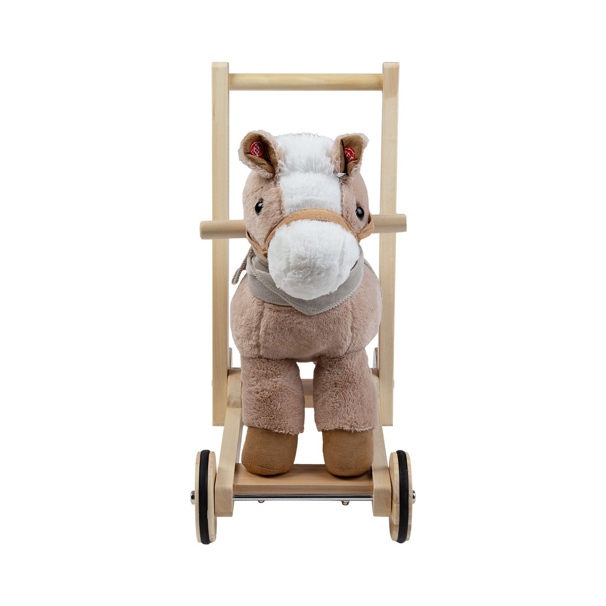 CARESTINO - Peluche Caminador Y Pata Pata Carestino Caballo Beige