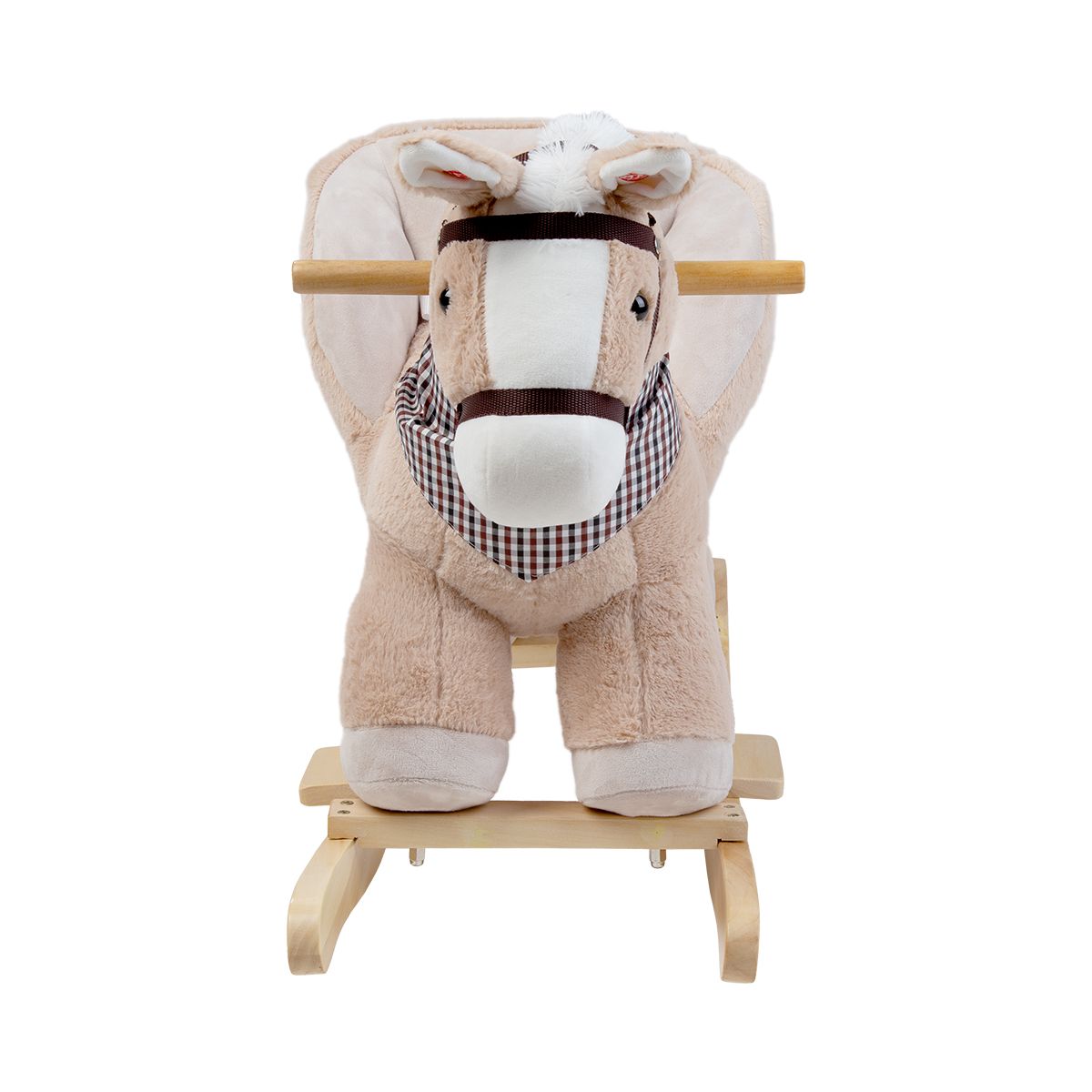 CARESTINO - Peluche Mecedor +12 Meses Carestino Caballo Beige