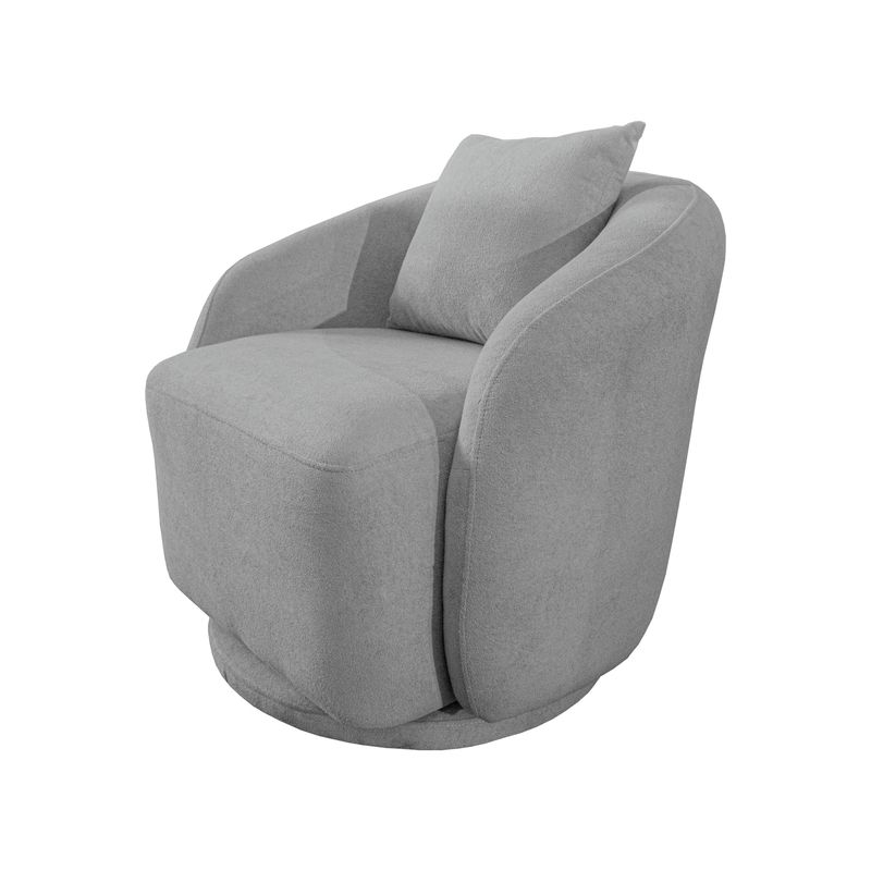 BH BARAKA HOME PREMIUM - Butaca Giratoria Nothing - Gris Claro