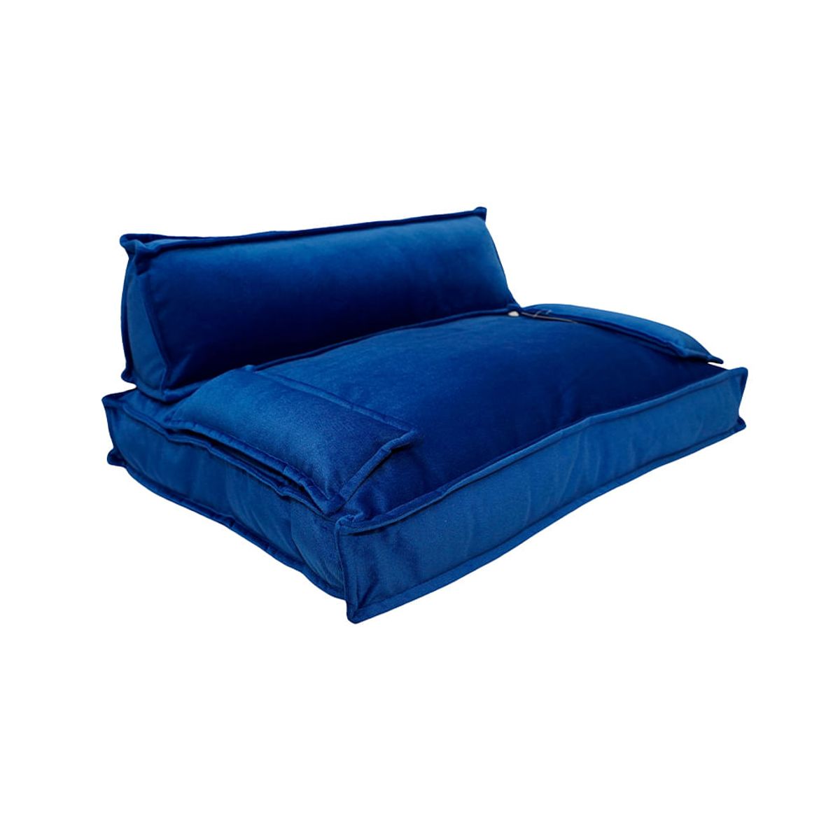 MULTITOP - Sofa Cama Mascota Deluxe Azul