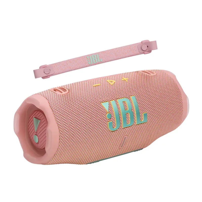 JBL - JBL Charge 6 Parlante Bluetooth con correa hasta 28 horas - Rosado