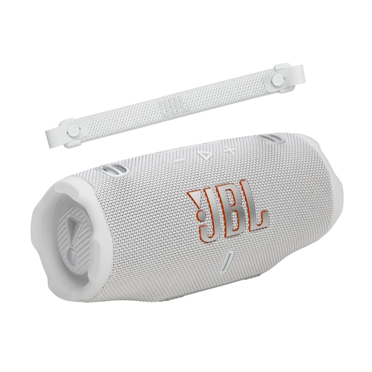 JBL - JBL Charge 6 Parlante Bluetooth con correa hasta 28 horas - Blanco