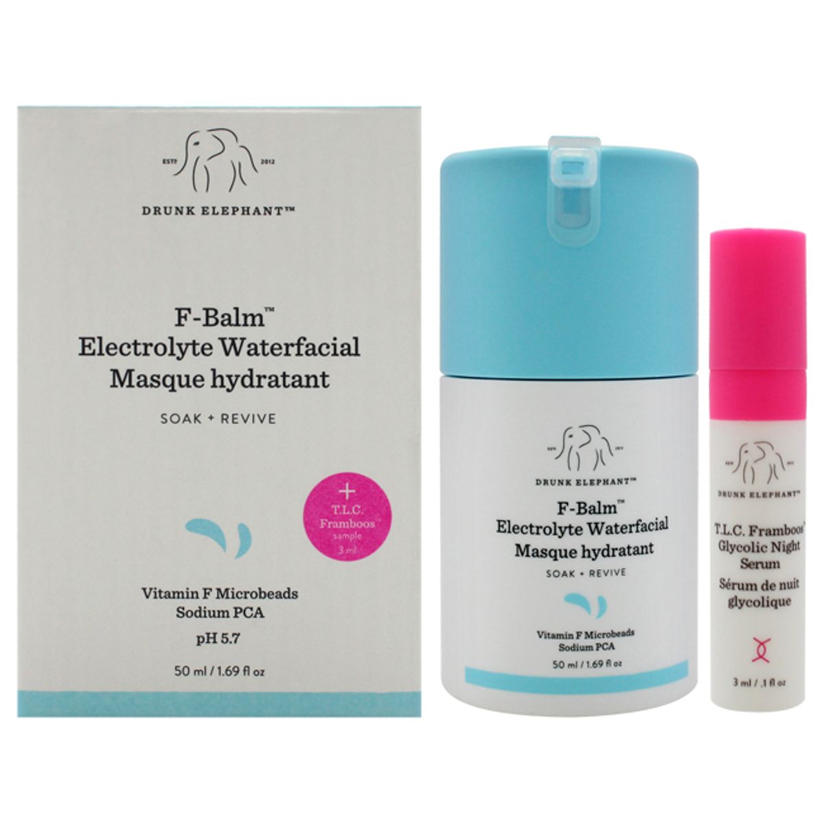 DRUNK ELEPHANT - Máscara Hidratante F-Balm Electrolyte Waterfacial 50ml Drunk Elephant
