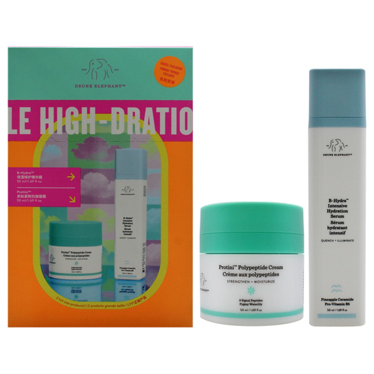 DRUNK ELEPHANT - El Club de Hidratación Mile High 2Pc Drunk Elephant