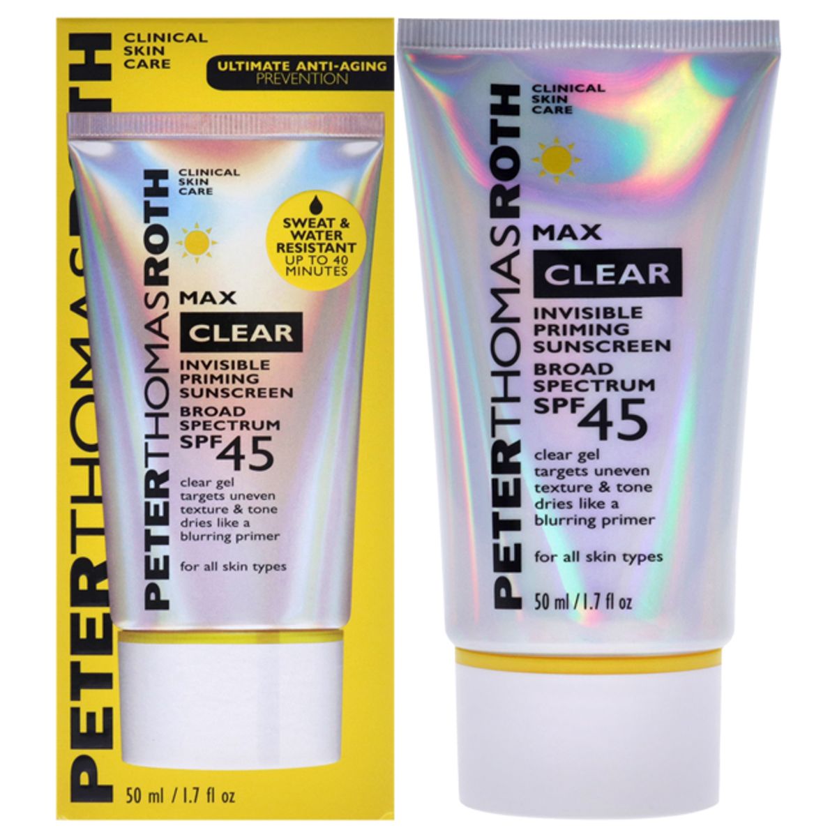 PETER THOMAS ROTH - Protector Solar Invisible Clear Invisible SPF 45 50ml Peter Thomas Roth